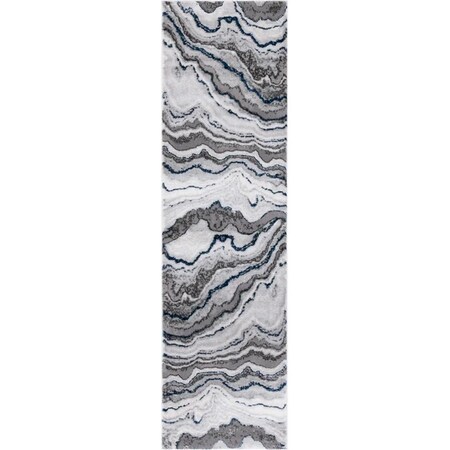 Safavieh 6 ft.-7 in. x 9 ft. Craft Rectangle Power Loomed Rug Grey & Dark Grey CFT858G-6